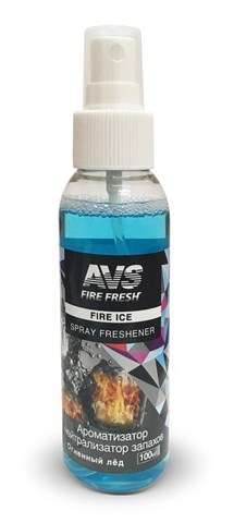 Ароматизатор-нейтрализатор запаховAVS AFS-009 Stop Smell (аром.Fire Ice/Огненный лёд) (спрей 100мл.) - фото 23757