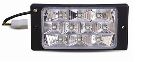 Противотуманные фары светодиодные (10LED) PF-174L (12V 55A H3 LADA 2110-2112) 2шт  белый - фото 24219