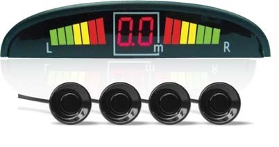 Парктроник PS-124U (4 датчика+коннекторы, цветной светодиодный дисплей с цифровым табло) - фото 24743