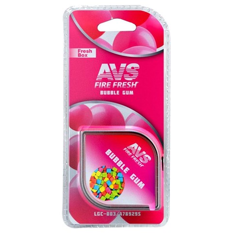 Ароматизатор AVS LGC-003 Fresh Box (аром. Бабл гам/Bubble gum) (гелевый) - фото 29269
