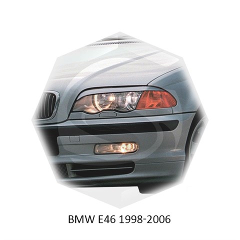 Реснички на фары BMW 3 серия E46 1998 – 2006 Carl Steelman - фото 29940