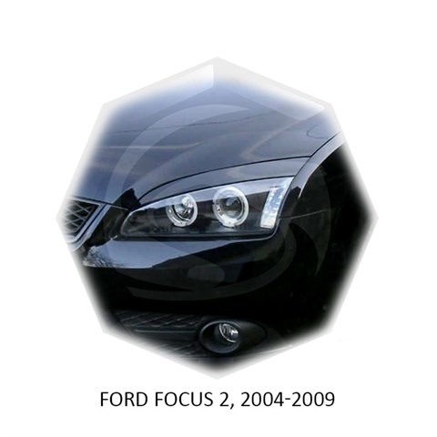 Реснички на фары Ford Focus II 2005 – 2008 Carl Steelman - фото 29959