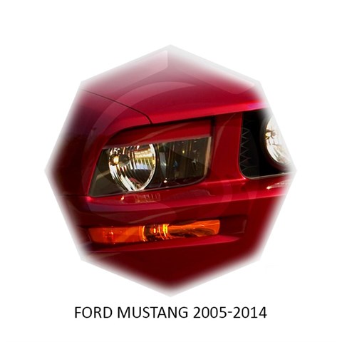 Реснички на фары Ford Mustang V 2004 – 2014 Carl Steelman - фото 29964