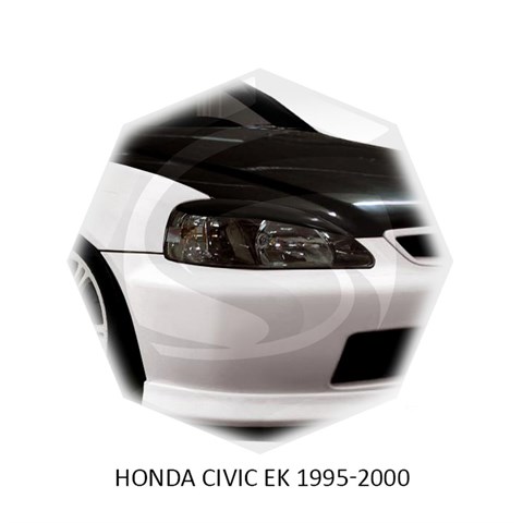 Реснички на фары Honda Civic VI 1995 – 2000 Carl Steelman - фото 29970