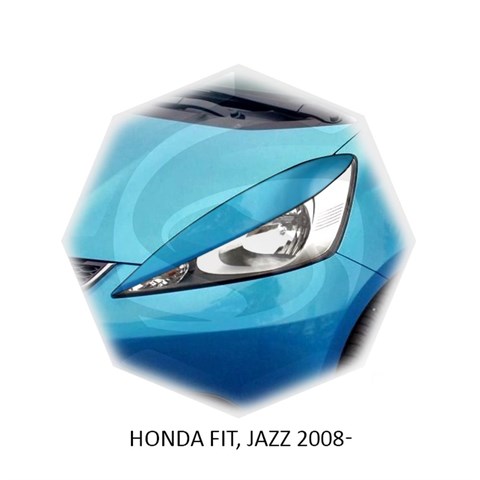 Реснички на фары Honda Jazz II 2008 – 2013 Carl Steelman - фото 29980