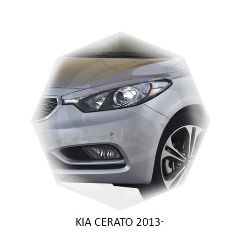 Реснички на фары Kia Cerato 2013 – 2016 Carl Steelman - фото 30007