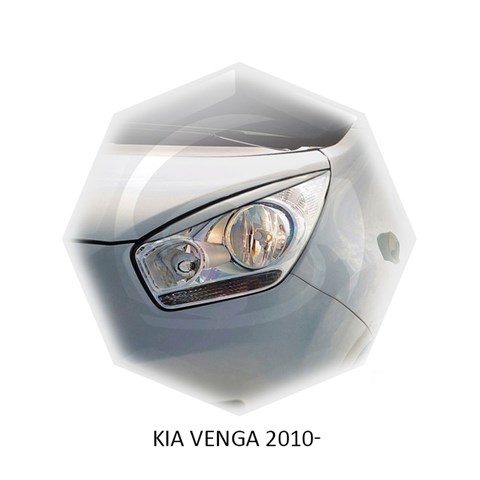 Реснички на фары Kia Venga 2010 – 2018 Carl Steelman - фото 30016