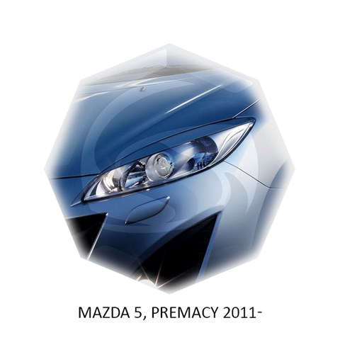 Реснички на фары Mazda 5 II 2010 – 2015 Carl Steelman - фото 30029