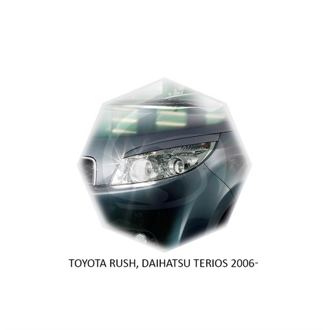 Реснички на фары Daihatsu Terios II 2006 – 2018 Carl Steelman - фото 30181