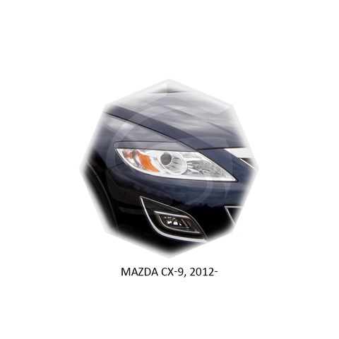Реснички на фары Mazda CX-9 I рестайл 2012 – 2016 Carl Steelman - фото 30183