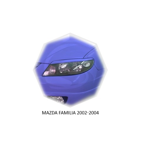 Реснички на фары Mazda Familia 2002 – 2004 Carl Steelman - фото 30186