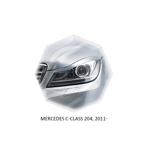 Реснички на фары Mercedes-Benz	 C-klasse	 W204 2007 – 2014 Carl Steelman - фото 30194