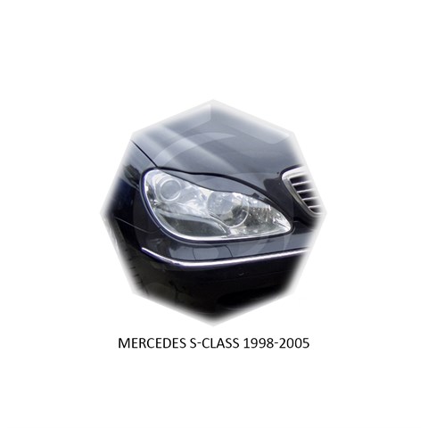 Реснички на фары Mercedes-Benz	 S-klasse W220 1998 – 2005 Carl Steelman - фото 30199