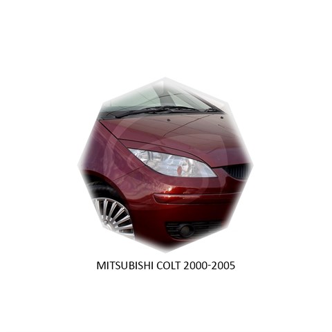 Реснички на фары Mitsubishi Colt 2002 – 2004 Carl Steelman - фото 30204