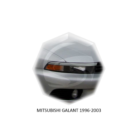 Реснички на фары Mitsubishi Galant III 1996 – 2006 Carl Steelman - фото 30205