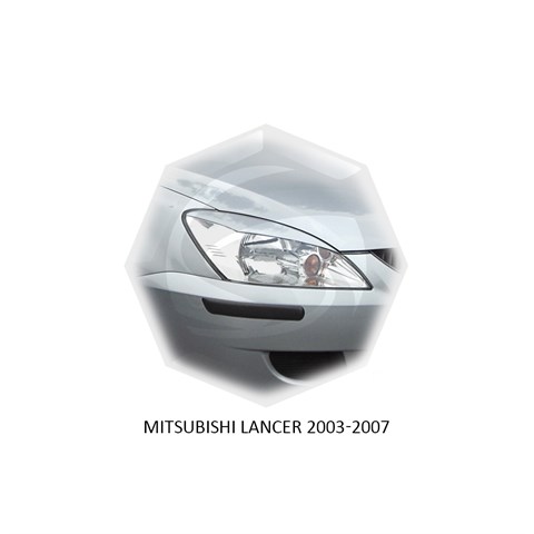 Реснички на фары Mitsubishi Lancer IX 2000 – 2007 Carl Steelman - фото 30208