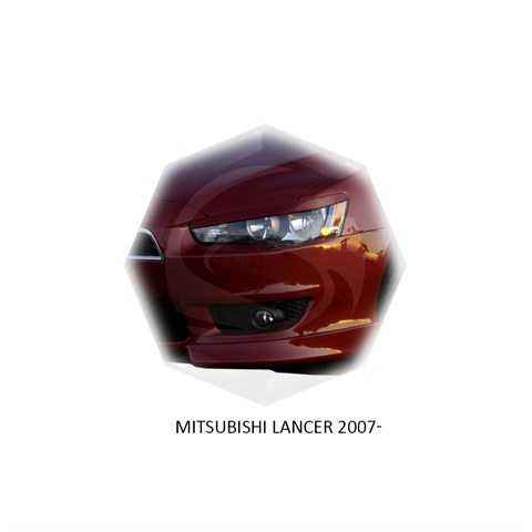 Реснички на фары Mitsubishi Lancer IX рестайл 2005 – 2010 Carl Steelman - фото 30209