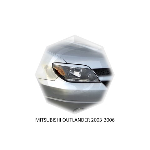 Реснички на фары Mitsubishi Outlander 2002 – 2008 Carl Steelman - фото 30210
