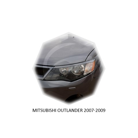Реснички на фары Mitsubishi Outlander II 2006 – 2009 Carl Steelman - фото 30211