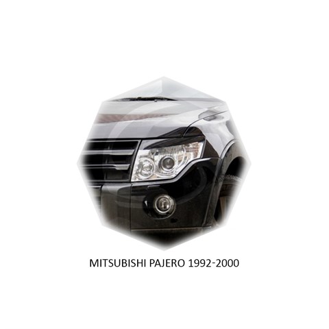 Реснички на фары Mitsubishi Pajero 1992 – 2000 Carl Steelman - фото 30213