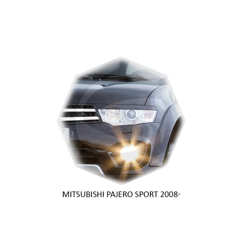 Реснички на фары Mitsubishi Pajero Sport II 2008 – 2016 Carl Steelman - фото 30215