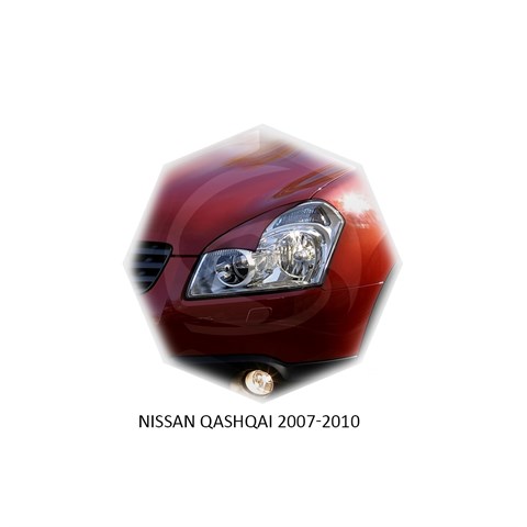 Реснички на фары Nissan Qashqai (J10) 2007 – 2010 Carl Steelman - фото 30232