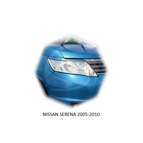 Реснички на фары Nissan Serena III 2005 – 2010 Carl Steelman - фото 30236