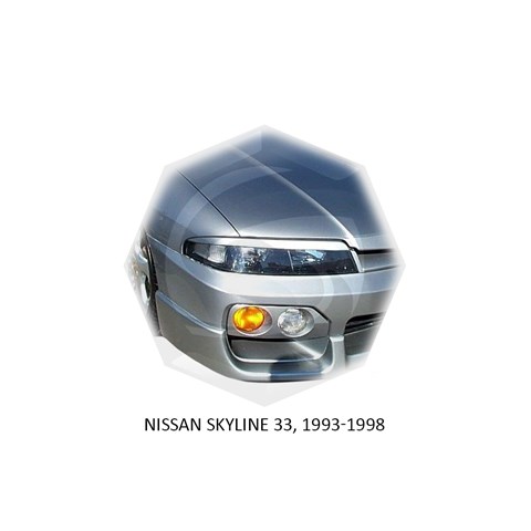 Реснички на фары Nissan Skyline IX (R33) 1993 – 1998 Carl Steelman - фото 30237