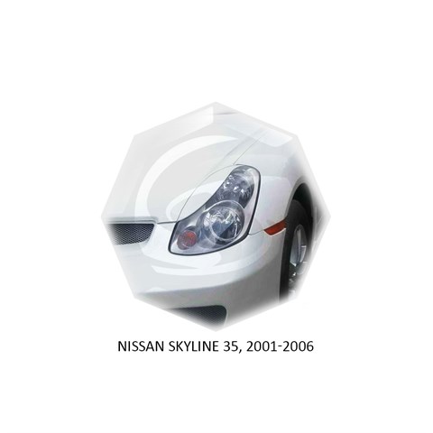 Реснички на фары Nissan Skyline XI (V35) 2001 – 2007 Carl Steelman RF-NSSL01 - фото 30239