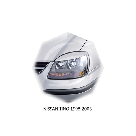 Реснички на фары Nissan Tino 1998 – 2003 Carl Steelman - фото 30246