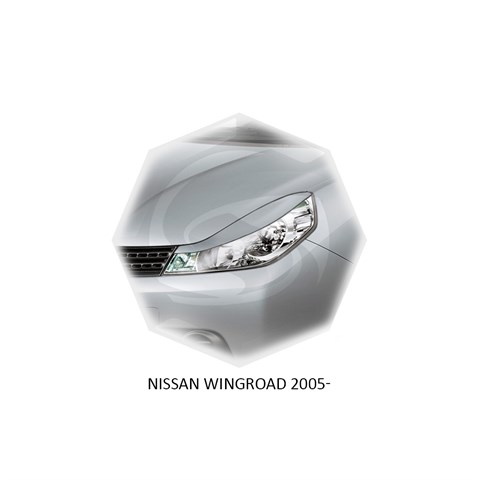 Реснички на фары Nissan Wingroad III (Y12) 2005 – 2018 Carl Steelman - фото 30248