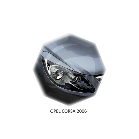 Реснички на фары Opel Corsa D 2006 – 2014 Carl Steelman - фото 30252