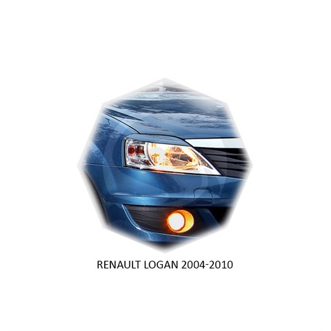 Реснички на фары Renault Logan 2004 – 2015 Carl Steelman - фото 30257