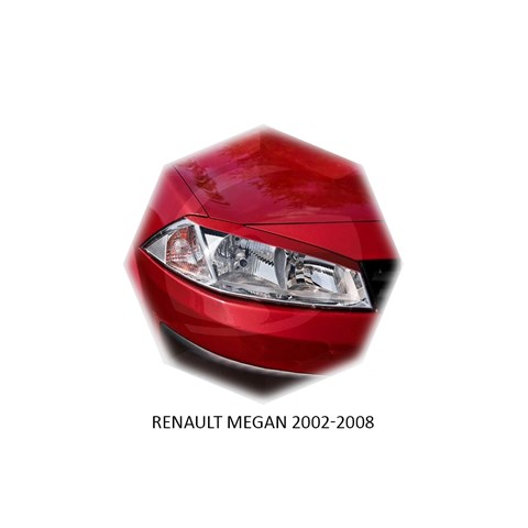 Реснички на фары Renault Megane II 2002 – 2009 Carl Steelman - фото 30259