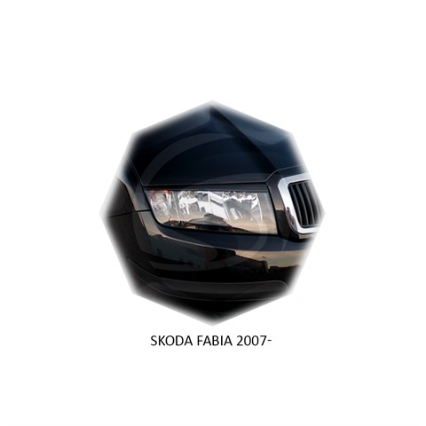 Реснички на фары Skoda Fabia II 2007 – 2014 Carl Steelman - фото 30262