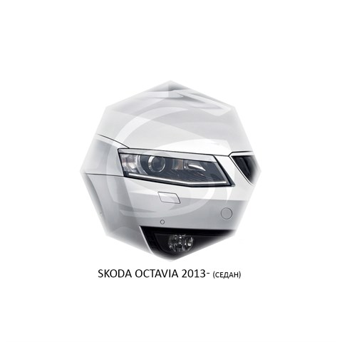 Реснички на фары Skoda Octavia III A7 2013 – 2018 Carl Steelman - фото 30264