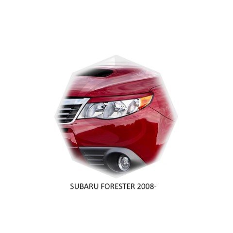 Реснички на фары Subaru Forester II (SH) 2009 – 2013 Carl Steelman - фото 30271