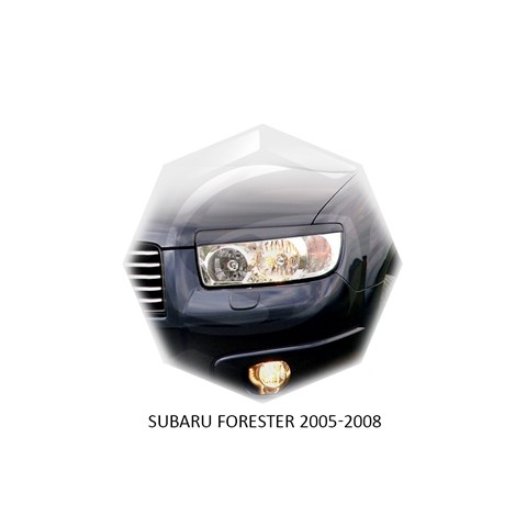 Реснички на фары Subaru Forester II рестайл (SG) 2005 – 2008 Carl Steelman - фото 30272