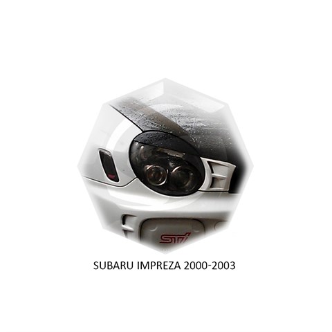 Реснички на фары Subaru Impreza II 2000 – 2002 Carl Steelman - фото 30274
