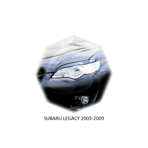 Реснички на фары Subaru Legacy IV 2003 – 2009 Carl Steelman - фото 30278