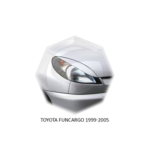 Реснички на фары Toyota FunCargo 1999 – 2005 Carl Steelman - фото 30324