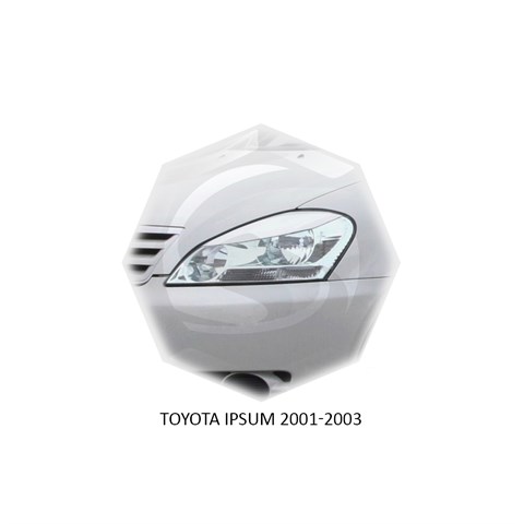 Реснички на фары Toyota Ipsum II (M20) 2001 – 2003 Carl Steelman - фото 30328