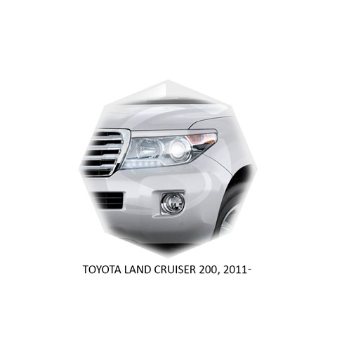Реснички на фары Toyota Land Cruiser 200 2012 – 2018 Carl Steelman - фото 30331