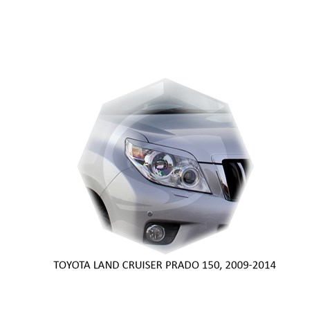 Реснички на фары Toyota Land Cruiser Prado 150 2009 – 2013 Carl Steelman - фото 30333