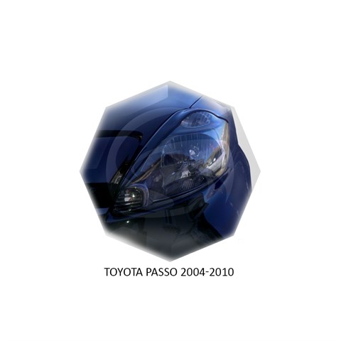 Реснички на фары Toyota Passo I (C10) 2004 – 2010 Carl Steelman - фото 30339