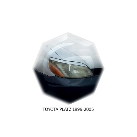Реснички на фары Toyota Platz 1999 – 2005 Carl Steelman - фото 30340