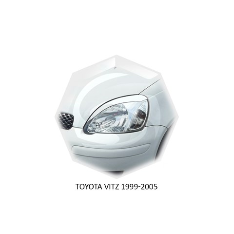 Реснички на фары Toyota Vitz I (P10) 1999 – 2005 Carl Steelman - фото 30360