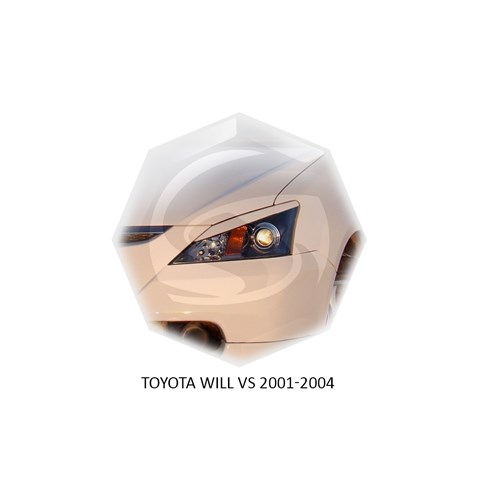 Реснички на фары Toyota WiLL II (VS) 2001 – 2004 Carl Steelman - фото 30363