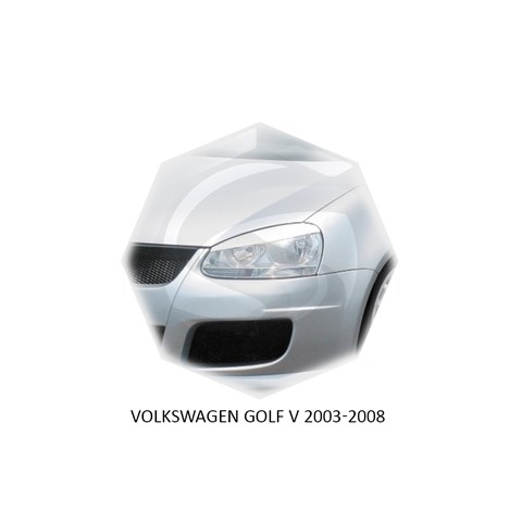 Реснички на фары Volkswagen Golf V 2003 – 2009 Carl Steelman - фото 30367