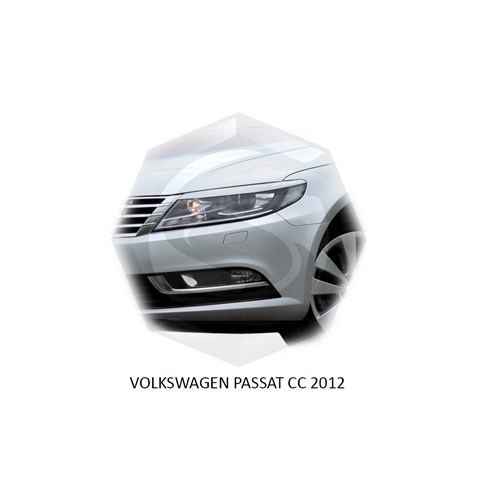 Реснички на фары Volkswagen Passat CC рестайл 2012 – 2017 Carl Steelman - фото 30373